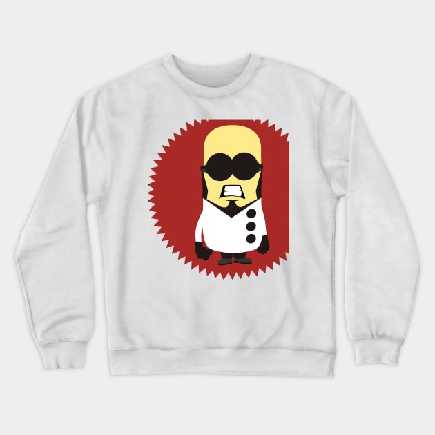 Dr. Steel minion Crewneck Sweatshirt by BeardyGraphics